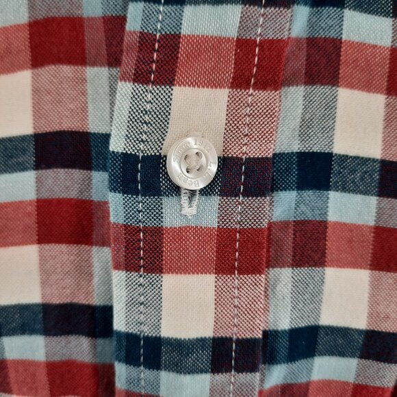 LL Bean Plaid Long Sleeve Shirt Men's Size 2XL Traditional Fit Button Down XXL - Picture 3 of 6